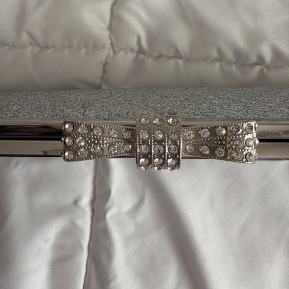 I.N.C. International Concepts Carolyn Glitter Clutch Wedding, Evening, Party - Picture 3 of 7